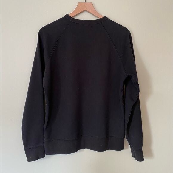 Everlane Black "100% Human" Crewneck Pullover Sweatshirt S - Picture 4 of 7